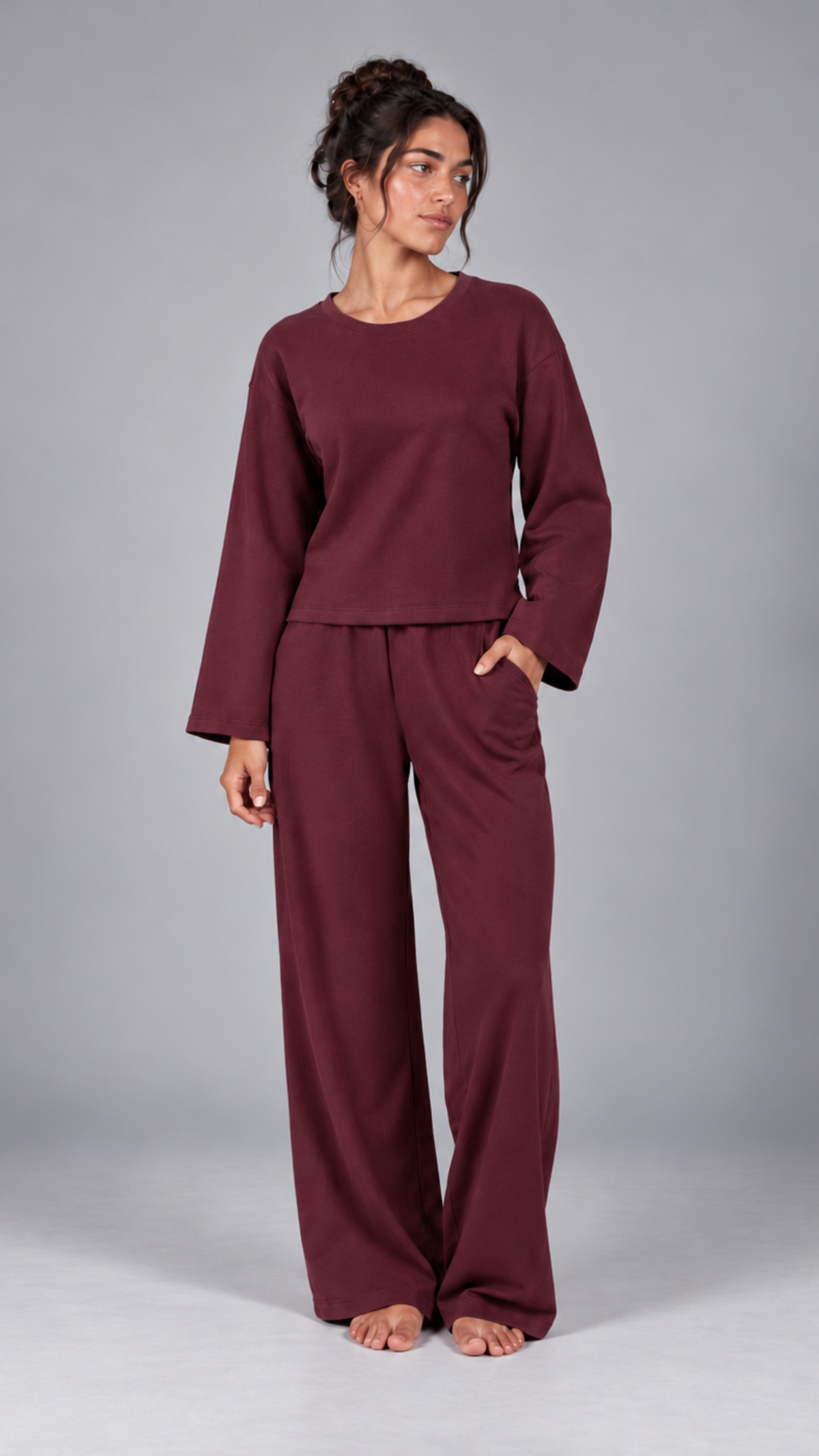 Burgundy Ease Set