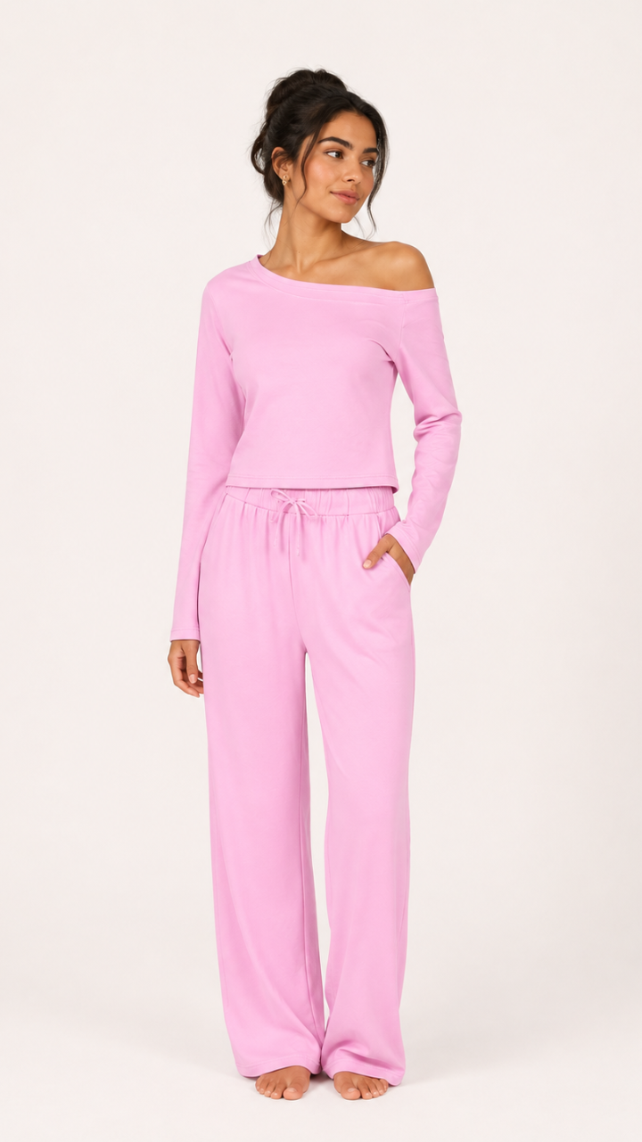 Pink cozy set