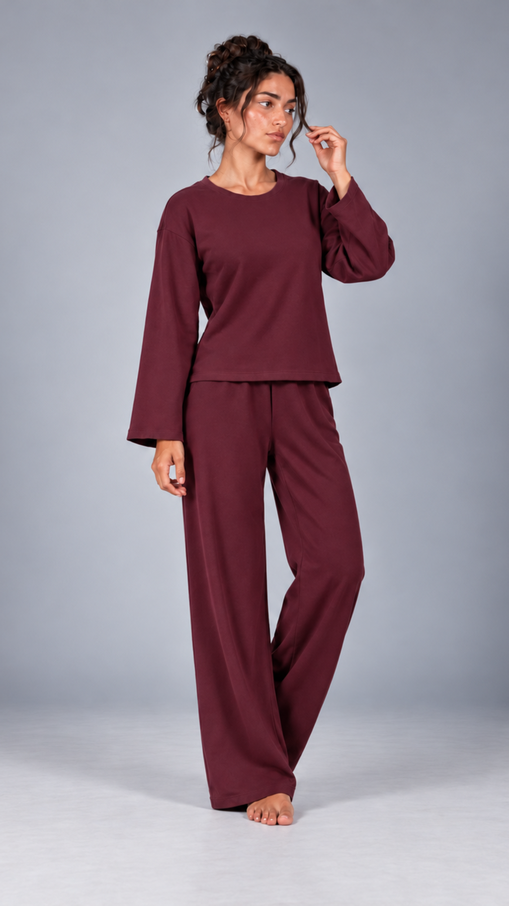 Burgundy Ease Set